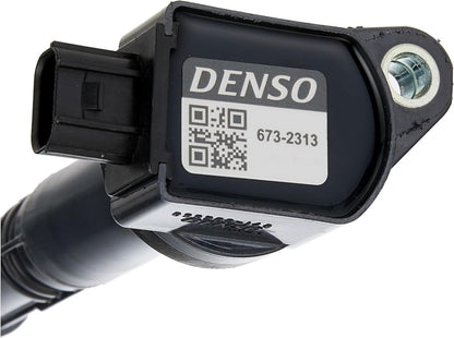 Denso 673-2313 Bobina de Encendido Directa Calidad OE | Sustituye a 30520-R40-007 GN10369 178-8478 48980 C-804 C1662 E1102 IC692 U5174 UF602 921-2149 5C1719. Paquete de bocinas de