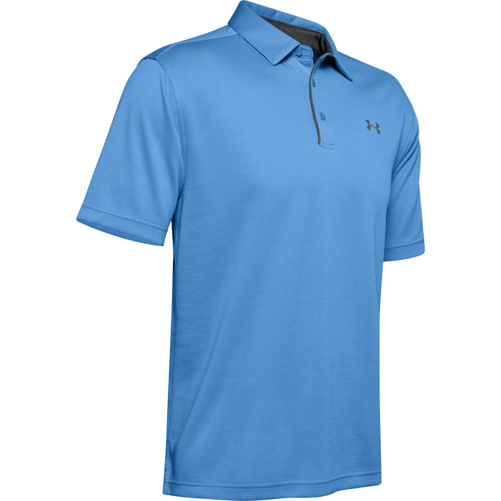 Under Armour Polo de Golf UA Tech para Hombre - CH - Azul (Chica)