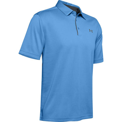 Under Armour Polo de Golf UA Tech para Hombre - CH - Azul (Chica)