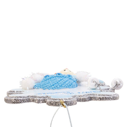 Kurt Adler - Figura Decorativa de Copo de Nieve para bebé, 10,16 cm