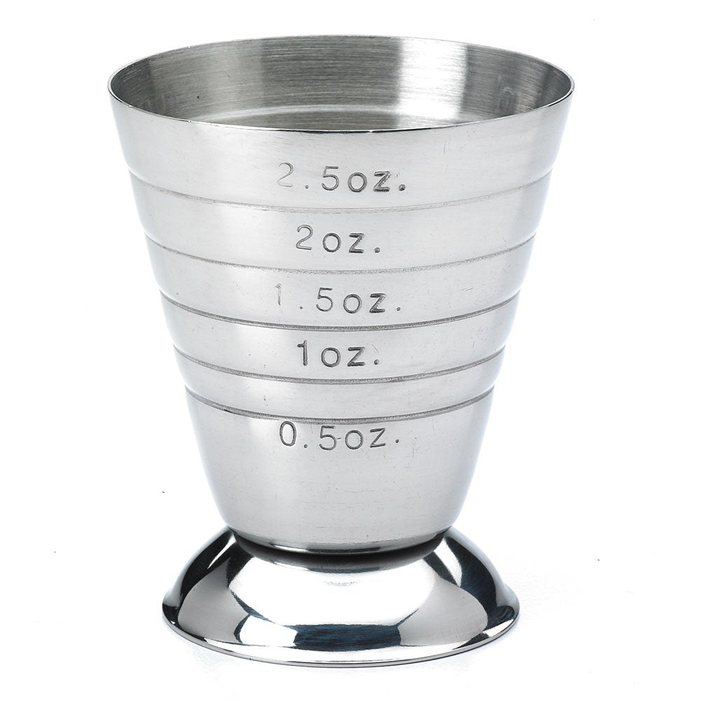 Barfly - Taza medidora, 2.5 onzas, acero inoxidable