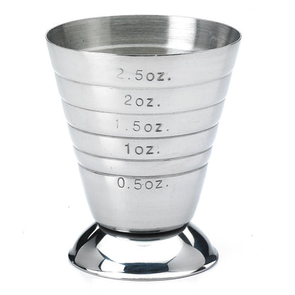 Barfly - Taza medidora, 2.5 onzas, acero inoxidable