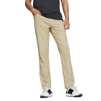 PUMA Golf Dealer Pantalón de 5 Bolsillos para Hombre - 32W x 32L - Alabaster