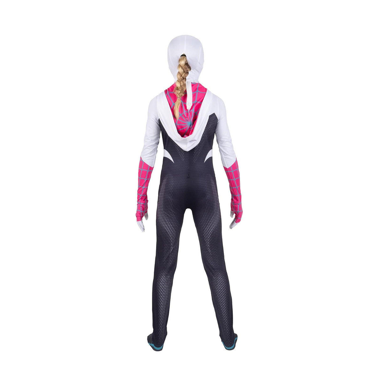 Disfraz de Spider-Gwen Zentai para niños, disfraz de Marvel, talla M