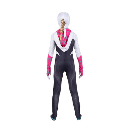 Disfraz de Spider-Gwen Zentai para niños, disfraz de Marvel, talla M