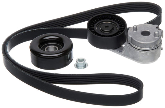 Gates 90K-38163 Kit Completo de Transmisión por Correa Serpentina | Sustituye a 5060883K1 K49256 DBK060882G. Reemplazo de grado OE.