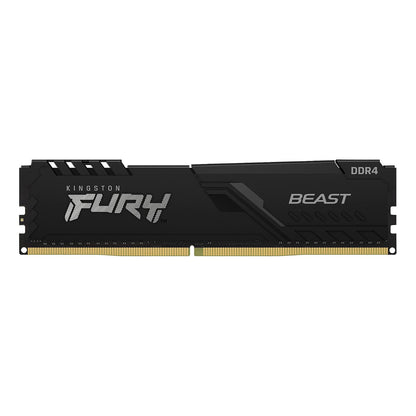 Kingston Fury Beast Black 16GB 3600Mhz DDR4 CL18 UDIMM Memoria Gamer Para PC Color Negro (KF436C18BB/16)