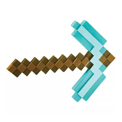 Disguise Minecraft - Pico de Juguete Oficial de Diamante, Accesorio para Disfraz y Juego de Rol, Diseño Clásico de Pixeles, 40 cm de Largo