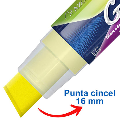 Azor Marcadores Para Vidrio 4 Piezas Aquarelo Glass XL 301.22025CS
