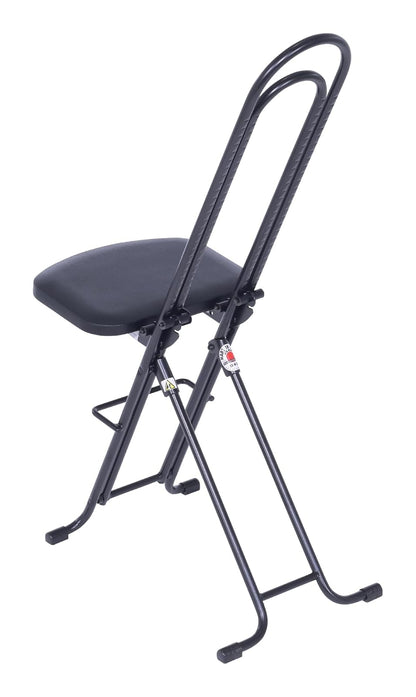 Vestil CPRO-800LP - Asiento ergonómico para trabajador/silla, 34.29 cm de ancho, 25.40 cm de profundidad, 136.08 kg Capacidad, 45.72 cm - 83.82 cm de altura