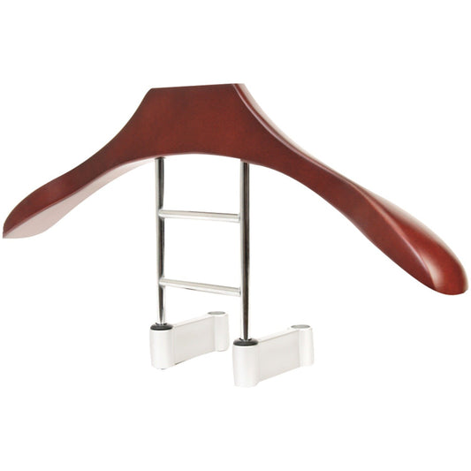Maxsa 20022 - percha de ropa de mayordomo de coche para coches, perfecto para traje, chamarra, chamarra, camisa, bolso y accesorios, diseño de madera maciza y metal, organizador de asiento duradero y
