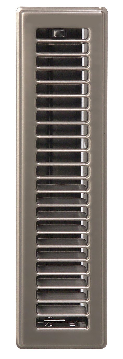 Imperial Manufacturing rejilla de registro de piso, 4x12 Inch, Antique Brass
