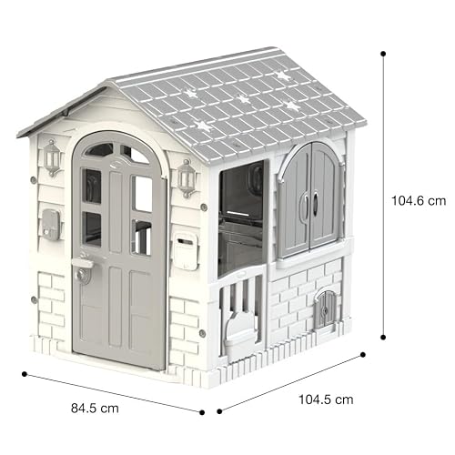PRINSEL | Casita Infantil de Juegos | Casita y Supermercado para Niñas | Play House 2 en 1 | Rosa | De 2 a 6 Años, Espaciosa, Timbre con Luz y Sonido, Accesorios | Artículos para Niños