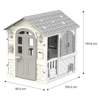 PRINSEL | Casita Infantil de Juegos | Casita y Supermercado para Niñas | Play House 2 en 1 | Rosa | De 2 a 6 Años, Espaciosa, Timbre con Luz y Sonido, Accesorios | Artículos para Niños