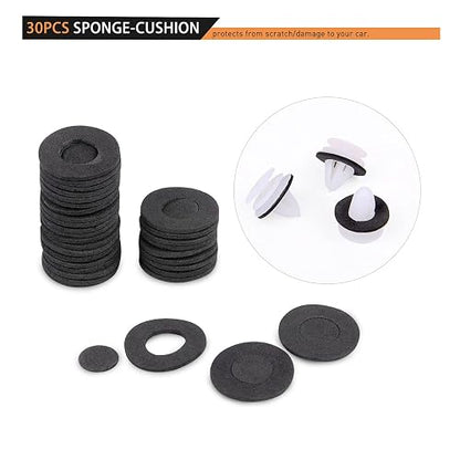 GOOACC GRC-19 Kit de 415 Clips de Retención de Plástico para Automóvil, 19 Tamaños