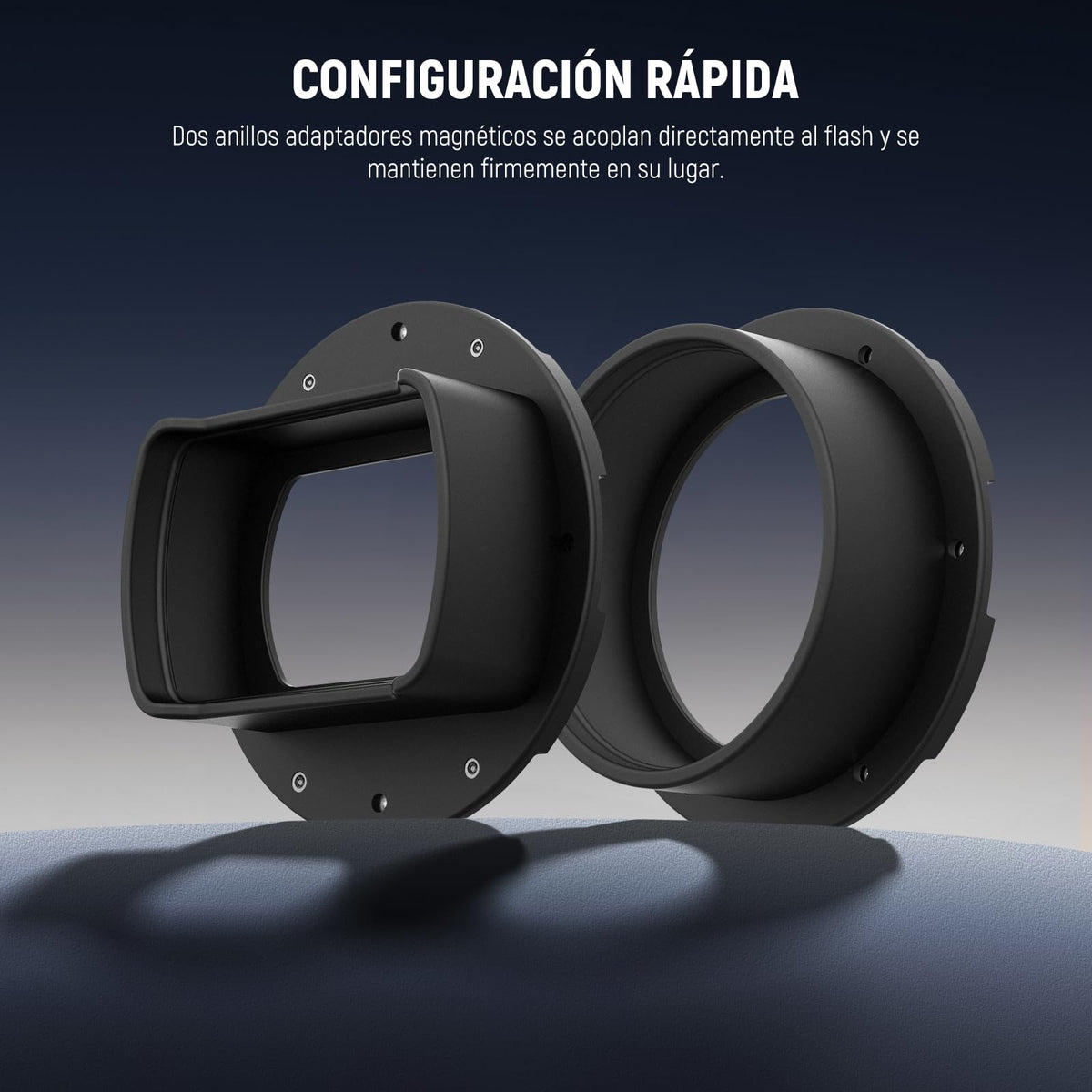 NEEWER Difusor de Flash de Silicona con Dos Anillos Adaptadores Magnéticos, Modificador de Luz para NEEWER NW700 NW760 Z880 Z760 Cabeza Cuadrada y Z1 Z2 Z2PRO Z2II Z3 Cabeza Redonda Speedlite, CRS2
