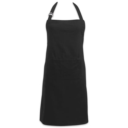 DII Delantal de Cocina Unisex, Talla Única con Bolsillos - Negro - Taglia unica (Adjustable)