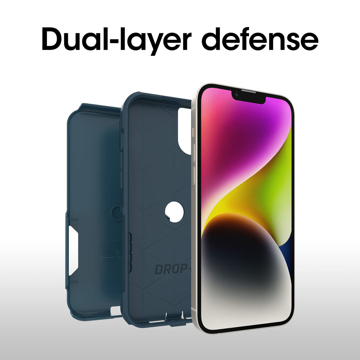 OtterBox COMMUTER SERIES para iPhone 14 Plus - DONT BE BLUE (Azul)