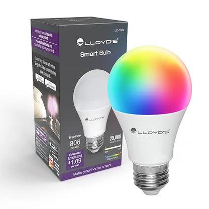 Lloyd's Foco Inteligente WiFi RGB Luz Blanca Regulable Compatible Alexa