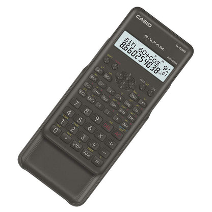 Casio Calculadora Científica, fx-82MS-2, 240 Funciones, Nivel Primaria y Secundaria, Color Gris