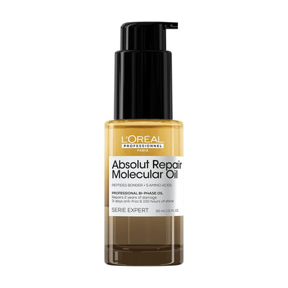 L'Oréal Professionnel Absolut Repair Molecular Aceite Bifásico, 90 ml - 30 ml