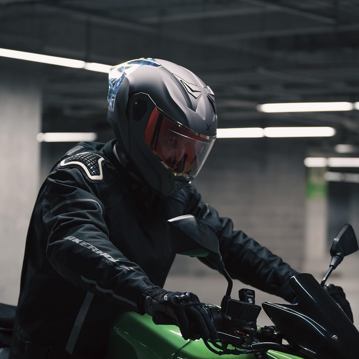 X-KOV Casco Alpha Gris Mate M
