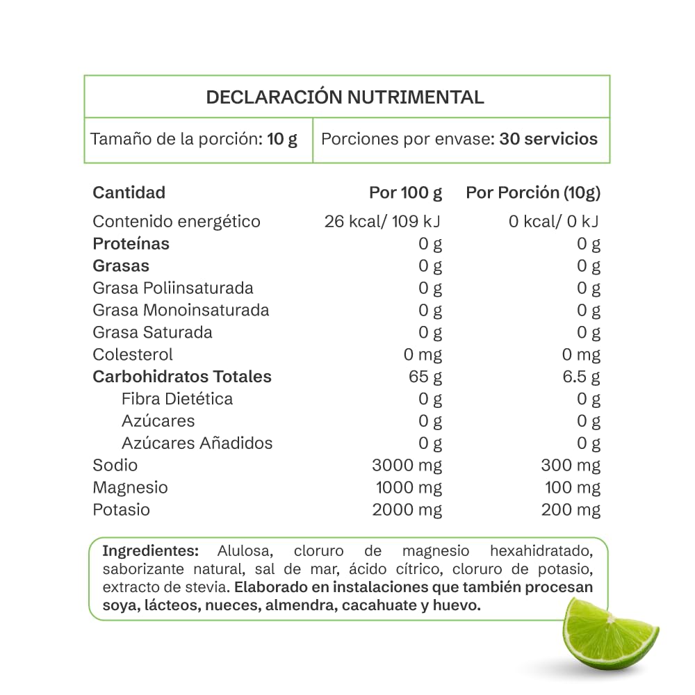FLORA 01 | Mineral | Suplemento Alimenticio de Electrolitos Esenciales | Magnesio, Potasio y Minerales Naturales | Hidratación Diaria | Sabor Limón | 30 servicios.