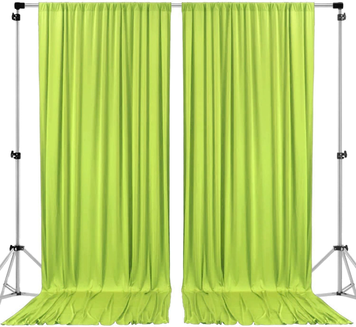 AK Trading Co. Telón de Fondo de Poliéster IFR 10 x 8 pies para Fotografía y Eventos - 304.8An x 243.8Al cm (1 Paneles) - Verde claro