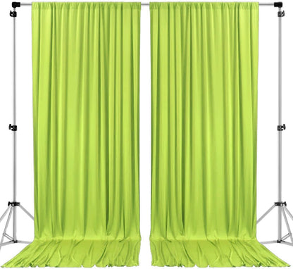 AK Trading Co. Telón de Fondo de Poliéster IFR 10 x 8 pies para Fotografía y Eventos - 304.8An x 243.8Al cm (1 Paneles) - Verde claro
