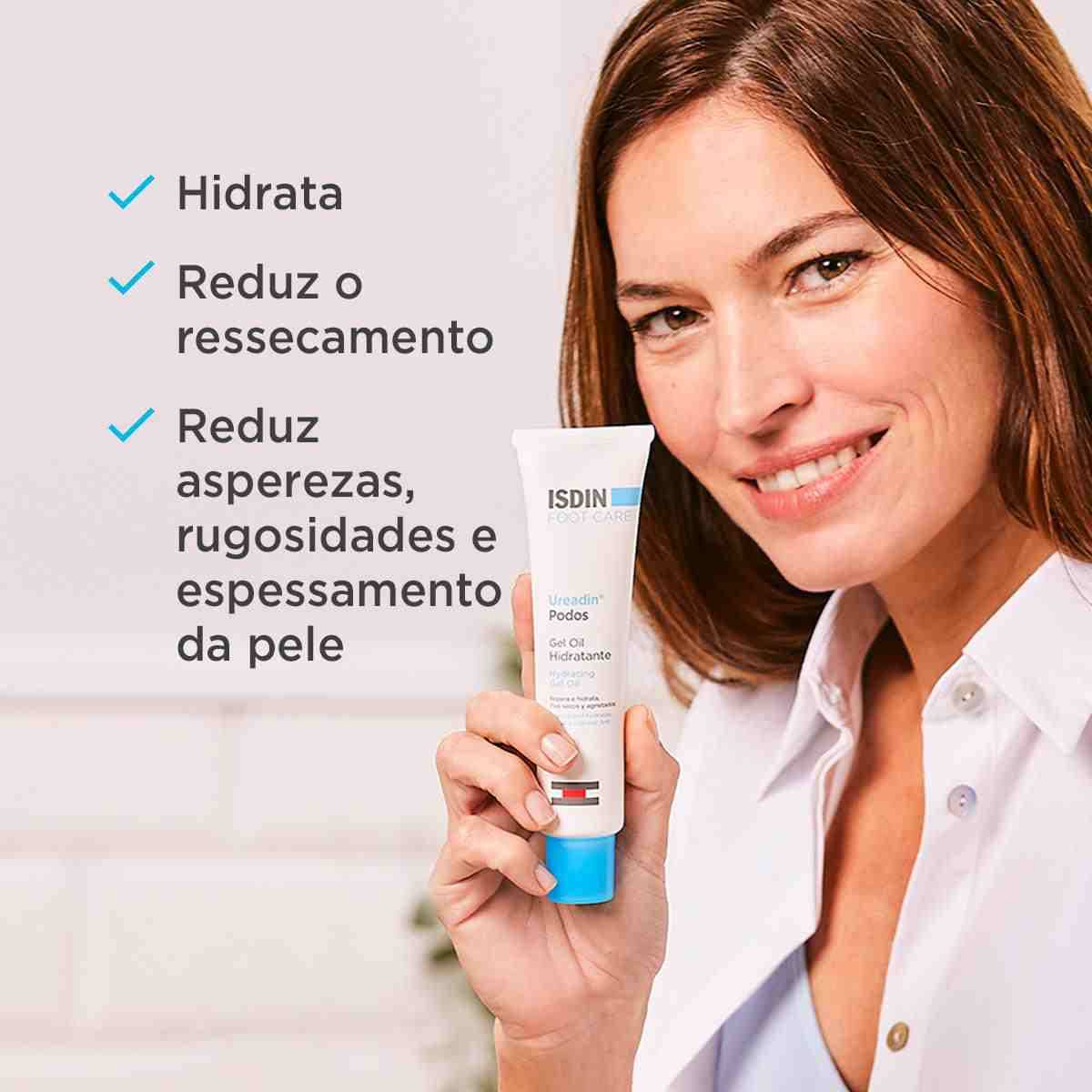 ISDIN Lambdapil, Champú Anticaída, Ayuda a Reducir la Caída del Cabello y Estimula el Crecimiento Capilar, 200ml + Ureadin Podos Gel Oil, Repara e hidrata los pies secos y agrietados, 75ml