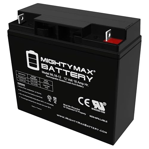 Mighty MAX Battery ML18-12 12V 18 AH SLA Battery - Producto de la Marca