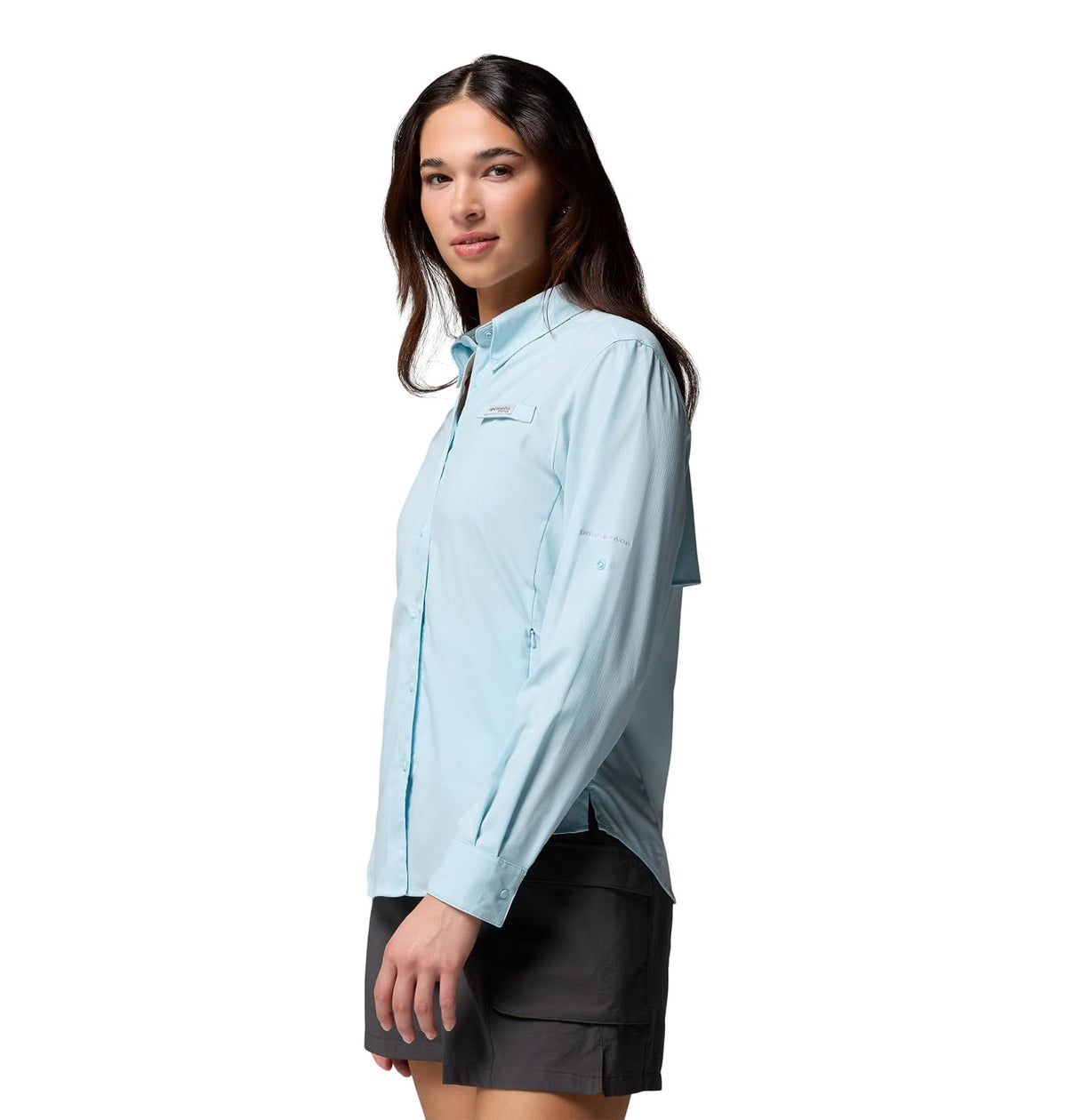 Columbia PFG Tamiami II - Camisa de Pesca de Manga Larga para Mujer, Guava Rosado, Small