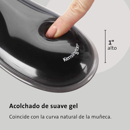 Kensington Reposamuñecas para Teclado de Gel Duo Kensington Rojo, 1 Pieza. P5114