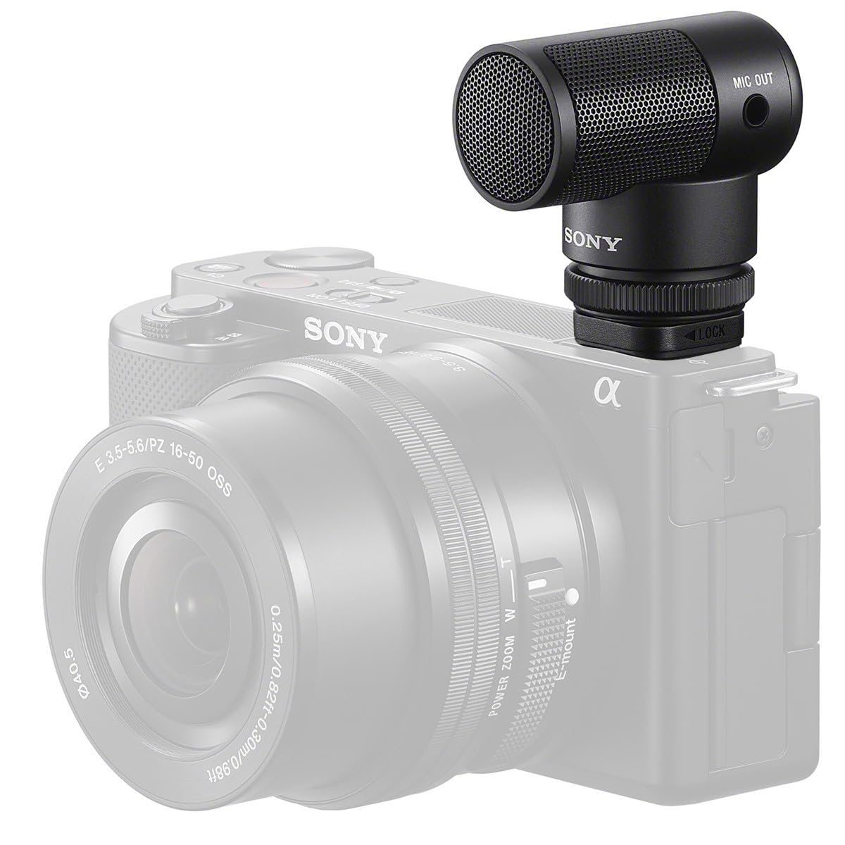 Sony Vlogger - Micrófono de Escopeta ECM-G1, Auxiliar
