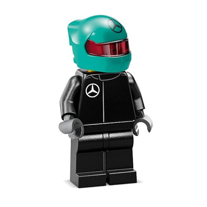 LEGO Speed Champions Auto de Carreras Mercedes-AMG F1 W15 Vehículo de Juguete, Set con 1 minifigura de piloto, Modelo construible, Regalo Coleccionable para niños y niñas 77244