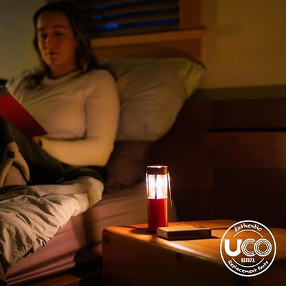 UCO - Velas de Cera de Abeja Natural de 12 Horas - Linterna de Vela