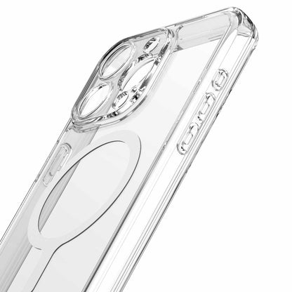 Avana Ice Funda con MagSafe Compatible con iPhone 15 Pro, Resistente a Caídas de 3m, Bisel Elevado, Protección Antimicrobiana - Transparente