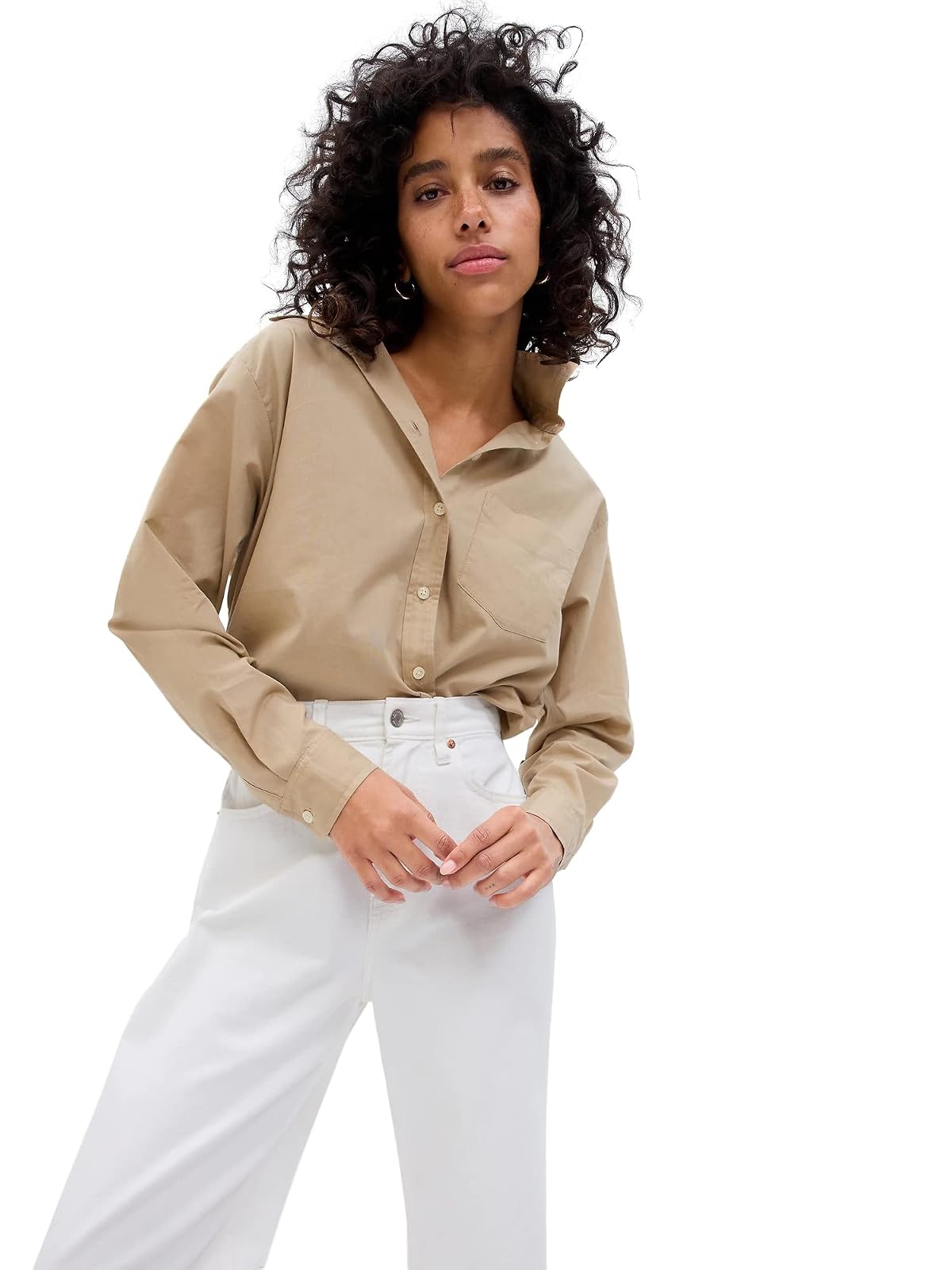 GAP Big Shirt Camisa Abotonada Mujer