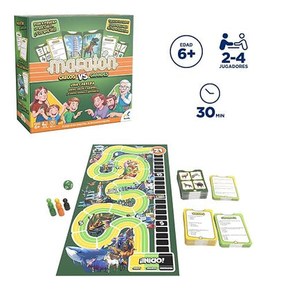 NOVELTY CORP Juego DE Mesa MARATON Chicos VS Grandes Caja Carton