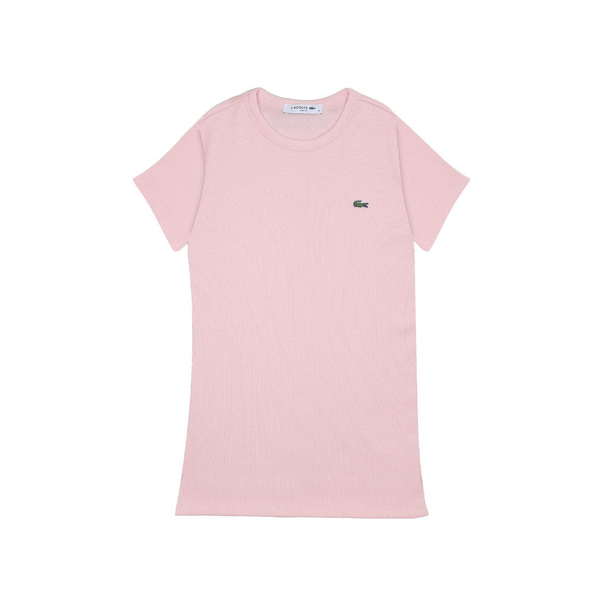 Lacoste playera slim fit de algodón orgánico para mujer - CH - Rosado