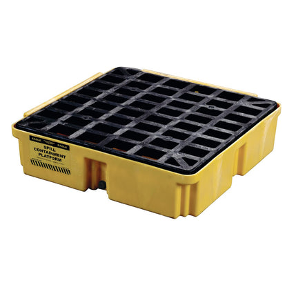 Eagle Plataforma Modular para Derrames con Drenaje 26.2 x 26 x 6.5 pulgadas Amarillo