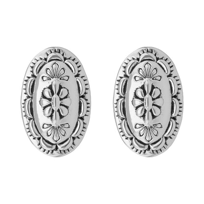 Napier Aretes Bitono Para Mujer | Mediano, plateado casual classics