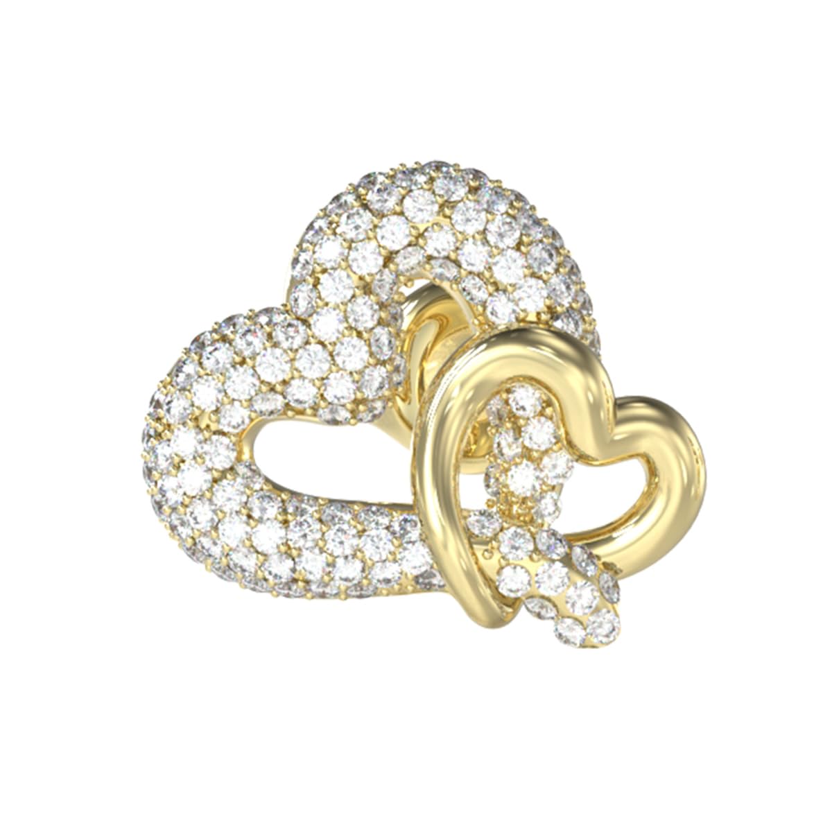 GUESS Aretes para Mujer LOVE BITES color Dorado