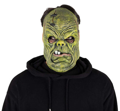 Ghoulish Productions Máscara de látex de Franky, Cosplay Monstruo Frankenstein Unitalla Para Adulto, Ideal para usar en Fiestas de Halloween, Casas del Terror o Disfraz Tematico