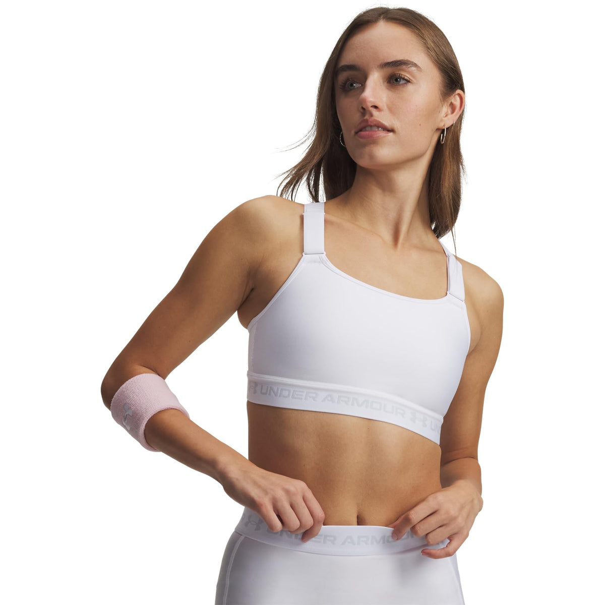 Under Armour Top para Entrenamiento Heatgear High para Mujer Talla M Color Blanco
