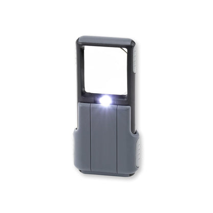 Carson LumiPop Lupa de Bolsillo Deslizante 5X con Luz LED - 1 - Minibrite X5 (PO-55)
