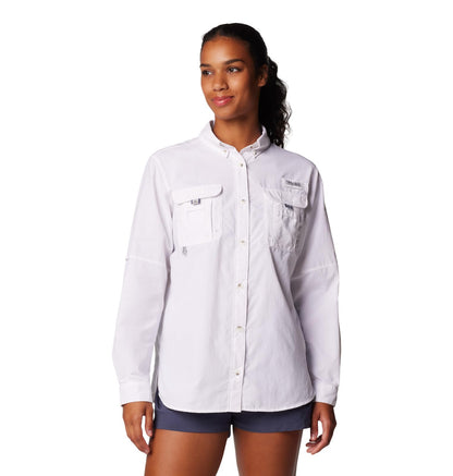 Columbia Bahama II Camisa Manga Enrollable UPF 50 - Blanco - M