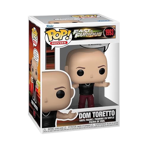 Funko Pop! Sayings: Fast & Furious - Dominic Toretto | Mercancía Oficial - Figura de Vinilo Coleccionable para Decoración - Regalo de Cumpleaños para Fans