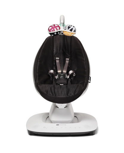 4moms MamaRoo - Columpio para bebé multimovimiento, Bluetooth habilitado con 5 movimientos únicos, color negro