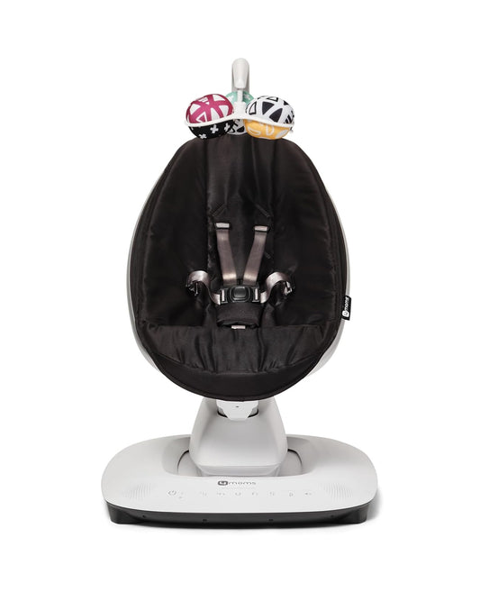 4moms MamaRoo - Columpio para bebé multimovimiento, Bluetooth habilitado con 5 movimientos únicos, color negro